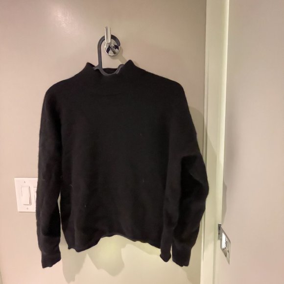 Madewell 100% Black Cashmere Sweater - Picture 1 of 5